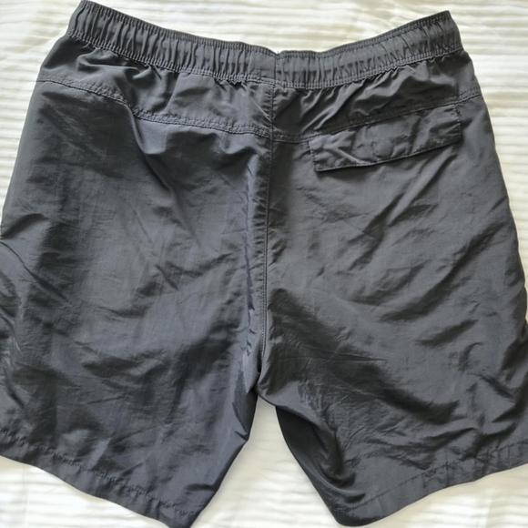 H&M White Athletic Shorts High-Waisted Elastic Running Summer Beachwear Black M - Picture 7 of 10